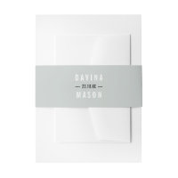 EINFACH BOHO WEDD modernes Muster schwarz grau