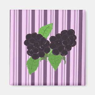 Einfach Brombeeren Magnet