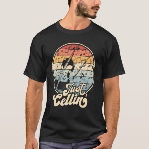 Einfach Cellin Retro Cello Lustiger Cellist Musike T-Shirt