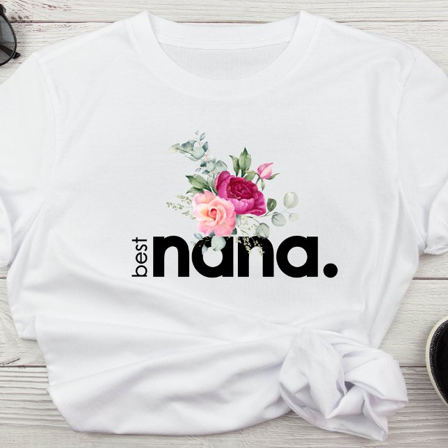 Einfach Chic Best Nana Basic Woman's Basic T - Shi T-Shirt (Von Creator hochgeladen)