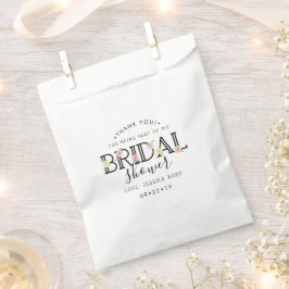 Einfach Chic Floral Garden Brautparty Vielen Dank Geschenktütchen