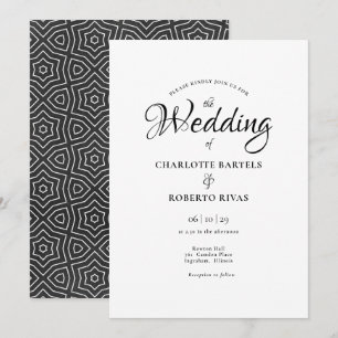 Einfach Chic Marokkanische Hochzeit Einladung
