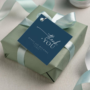 Einfach Chic Wedding Vielen Dank Preußen Blu ID104 Geschenkanhänger