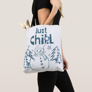 Einfach chillen - Fröhliche Weihnachten Tasche