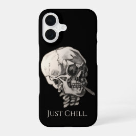 Einfach chillen Schädel iPhone 16 Hülle