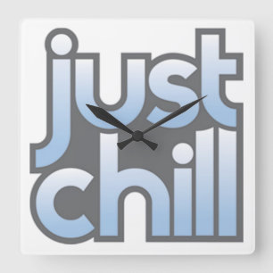 Einfach Chillen Wanduhr