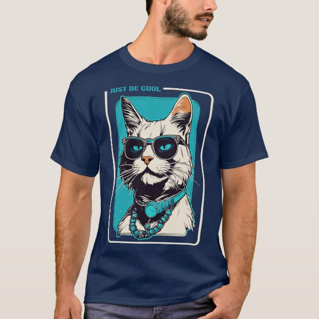 einfach coll cat Farbe sein T-Shirt (Vorderseite)