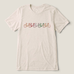 Einfach coole fünf Fahrräder  Tri-Blend Shirt