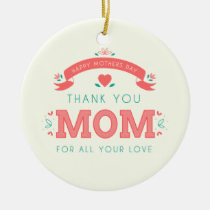 Einfach danke Mama Muttertag   Ornament