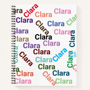 Einfach den Namen Typografie, Kalligrafie und Farb Notizbuch