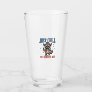 Einfach den vierten runterspielen patriotischer Wa Glas