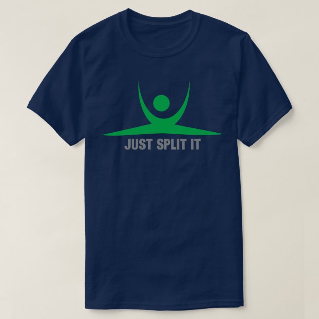 Einfach die Abstrakte Hanuman Asana Style Größe au T-Shirt (Design vorne)