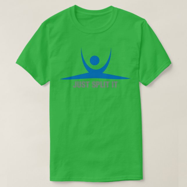 Einfach die Abstrakte Hanuman Asana Style Größe au T-Shirt (Design vorne)