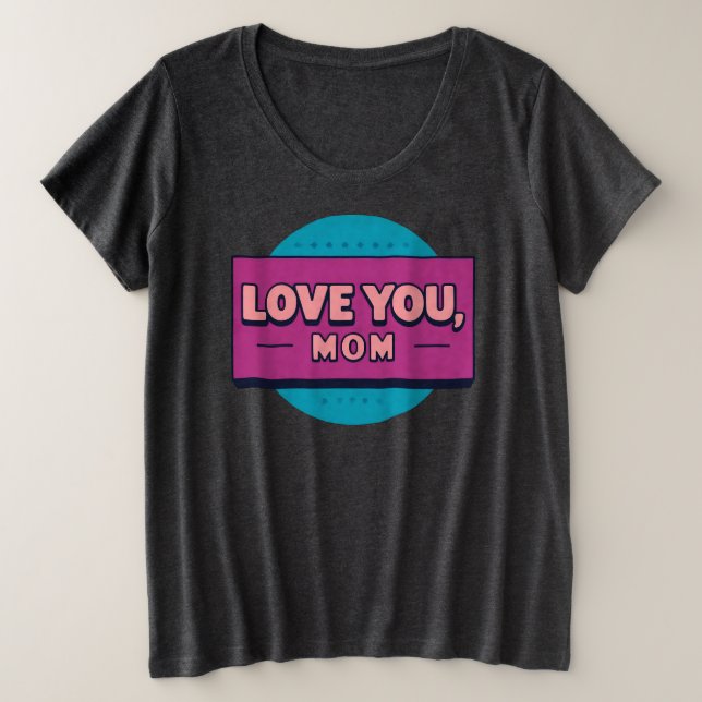 Einfach: Die "LIEBE, die MAMA" T - Shirt für Fraue (Design vorne)