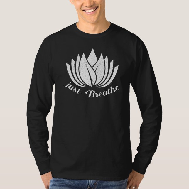 Einfach die Yoga Meditation Workout spirituell dur T-Shirt (Vorderseite)