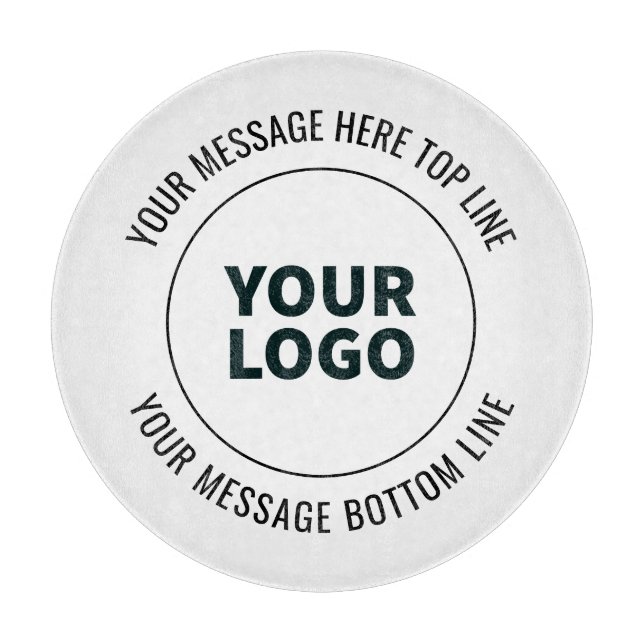 Einfach durch Ihr Logo oder Bild ersetzen Schneidebrett (Vorderseite)