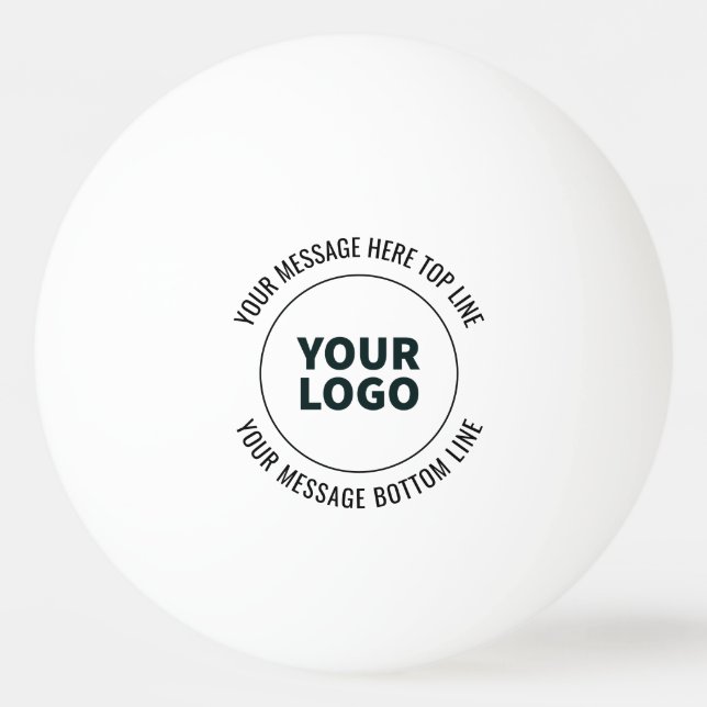 Einfach durch Ihr Logo oder Bild ersetzen Tischtennisball (Vorderseite)