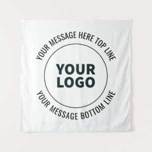 Einfach durch Ihr Logo oder Bild ersetzen Wandteppich