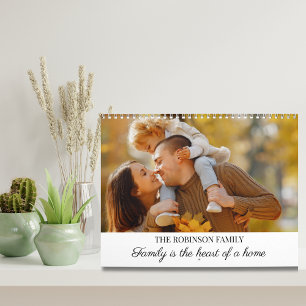 Einfach eigenes benutzerdefiniertes Familienfoto e Kalender