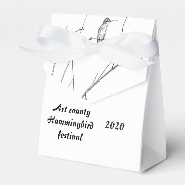 Einfach ein Hummingbird auf einem Stock Geschenkschachtel (Vorderseite)
