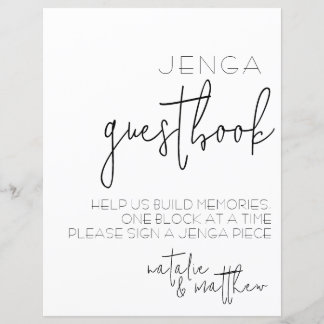 Einfach ein kleines Gästebuch