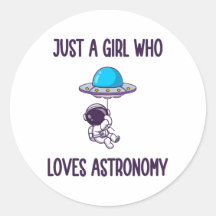EINFACH EIN MÄDCHEN, DAS EINFACH ASTRONOMIE LIEBE
