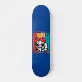 EINFACH EIN MÄDCHEN, DAS LIEBEN KATZT lustige nied Skateboard