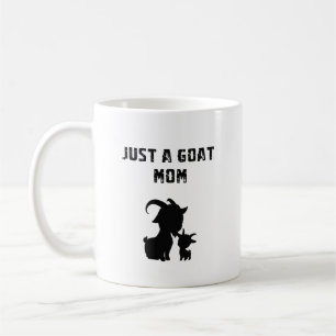 Einfach eine Ziegenmutter Lustiges Design für Tier Kaffeetasse