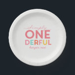 EINFACH EINFACH EINFACH, WUNDERBAR PAPPTELLER<br><div class="desc">EINFACH EINFACH EINFACH. ZEICHNEN SIE IHREN KLEINEN BESONDEREN TAG MIT STIL IN DIESEM ERSTEN GEBURTSTAG DESIGN. TEIL EINER SAMMLUNG.</div>