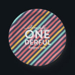 EINFACH EINFACH EINFACH, WUNDERBAR PAPPTELLER<br><div class="desc">EINFACH EINFACH EINFACH. ZEICHNEN SIE IHREN KLEINEN BESONDEREN TAG MIT STIL IN DIESEM ERSTEN GEBURTSTAG DESIGN. TEIL EINER SAMMLUNG.</div>