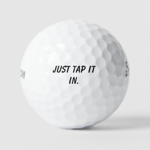 'Einfach eintippen' Humor Motivation Geschenk Golfball