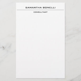 Einfach Elegant Attraktiv Minimalistisch Briefpapier