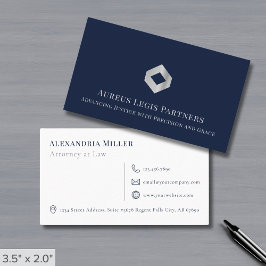 Einfach elegant Beruflich Visitenkarte