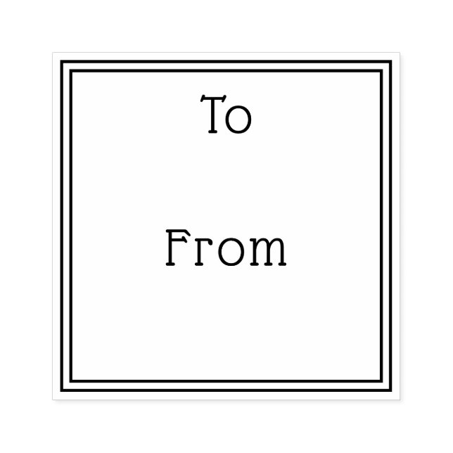 Einfach elegant bis zum Geschenk Gummistempel (Prägung)