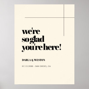 Einfach, elegant & chic Freuen Sie sich auf Ihren Poster