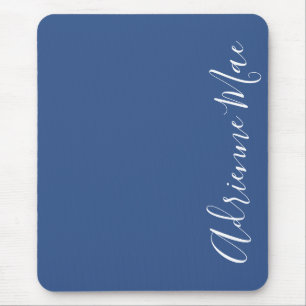 Einfach elegant Classic Blue Personalisiert Mousepad