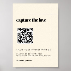 Einfach elegant & elegant Capture the Liebe Poster