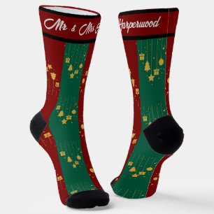 Einfach Elegant erste Weihnachten Mr. & Mrs. Coupl Socken