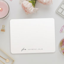 Einfach elegant Moderne Personalisierte Stationery