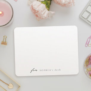 Einfach elegant Moderne Personalisierte Stationery Mitteilungskarte