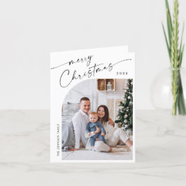 Einfach elegant Stilvoll 6 FOTO Weihnachtsgrüße Feiertagskarte