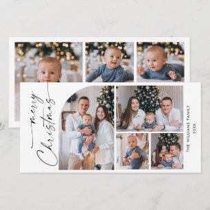 Einfach elegant Stilvoll 7 FOTO Weihnachtsgrüße Feiertagskarte