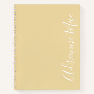Einfach elegant Sunlight Elfenbeinküste Personalis Notizbuch