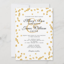 Einfach & elegant Wedding Gold Glitzer Confetti