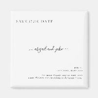 Einfach Elegante Minimalistische Hochzeit Termin m