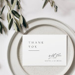 Einfach elegante Typografie Moderne Hochzeit Viele Dankeskarte<br><div class="desc">Elegantes,  minimalistisches Typografie-Design in Schwarz/Weiß mit stilvollem Liebe-Script und zeitloser Serif-Schriftart,  einfach und sauber. Große Hochzeit danke Karten für minimalistische Hochzeit,  moderne Hochzeit und klassische Hochzeit. Sehen Sie sich alle passenden Stücke in der Sammlung an.</div>