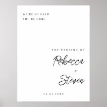 Einfach elegantes Begrüßungszeichen