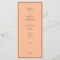 Einfach elegantes Fuzzy Peach mit Border