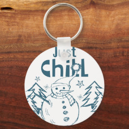 Einfach Entspannen Lustiges Weihnachten Schlüsselanhänger