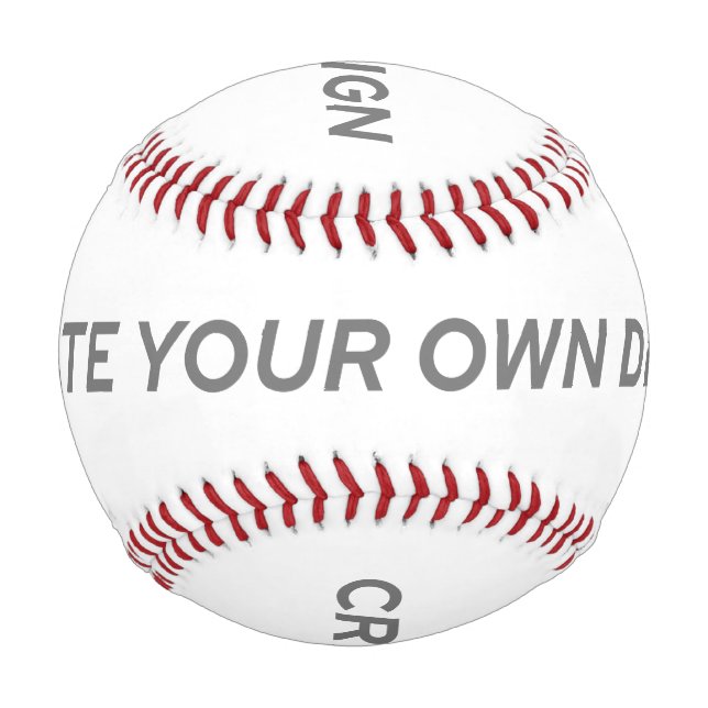 Einfach - Erstelle deinen eigenen Baseball (Vorderseite)